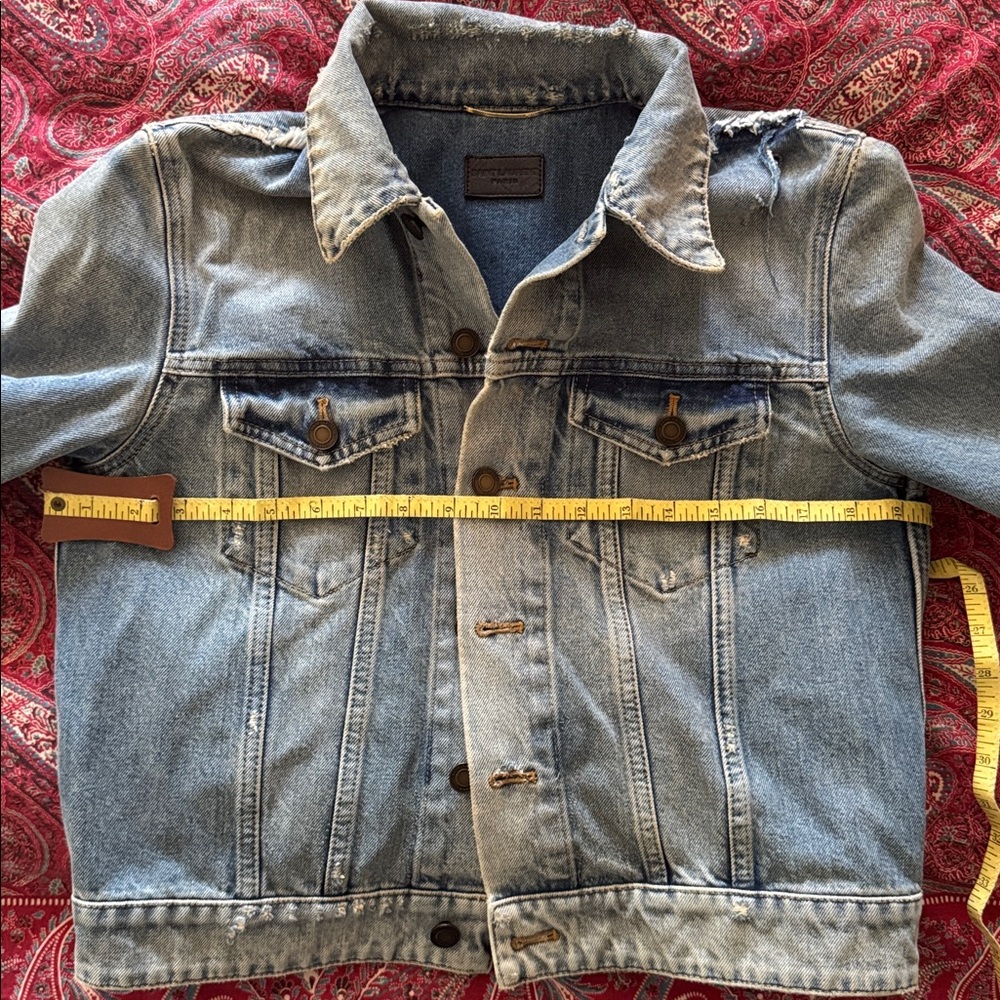 Saint Laurent Blue Jean Jacket - Picture 14 of 16